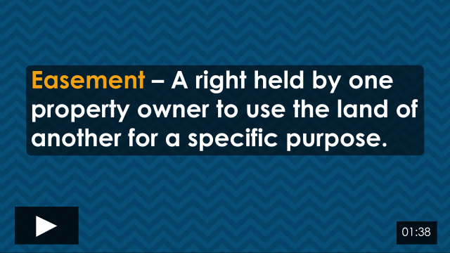 Word-of-the-Week: The Quick Tell-All about Easements