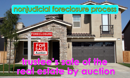 Word-of-the-Week: Nonjudicial foreclosure