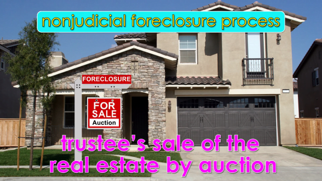 Word-of-the-Week: Nonjudicial foreclosure