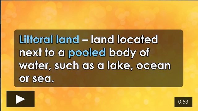 Word-of-the-Week: Littoral land