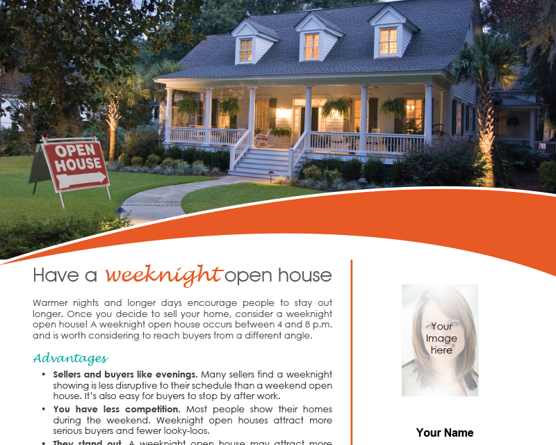 FARM: Have a weeknight open house