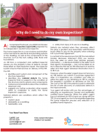 Client Q&A: Why do I need to do my own inspection? (buyer)