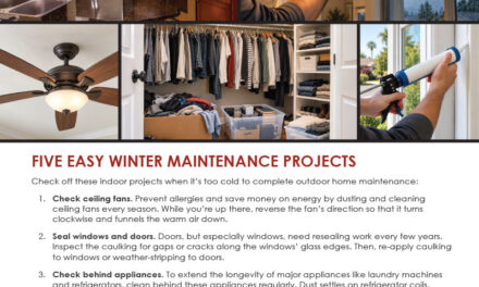FARM: Five easy winter maintenance projects