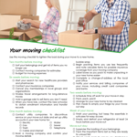 Moving checklist