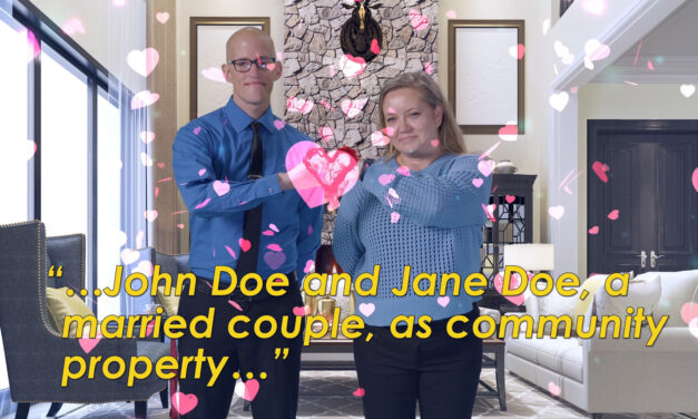 Conveying Community Property