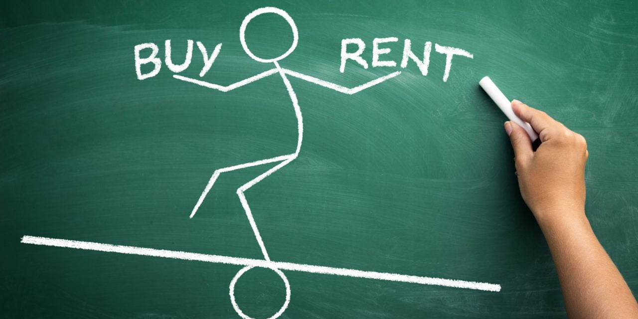 Residential rents outpace home prices
