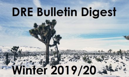 DRE Bulletin Digest Winter 2019/2020
